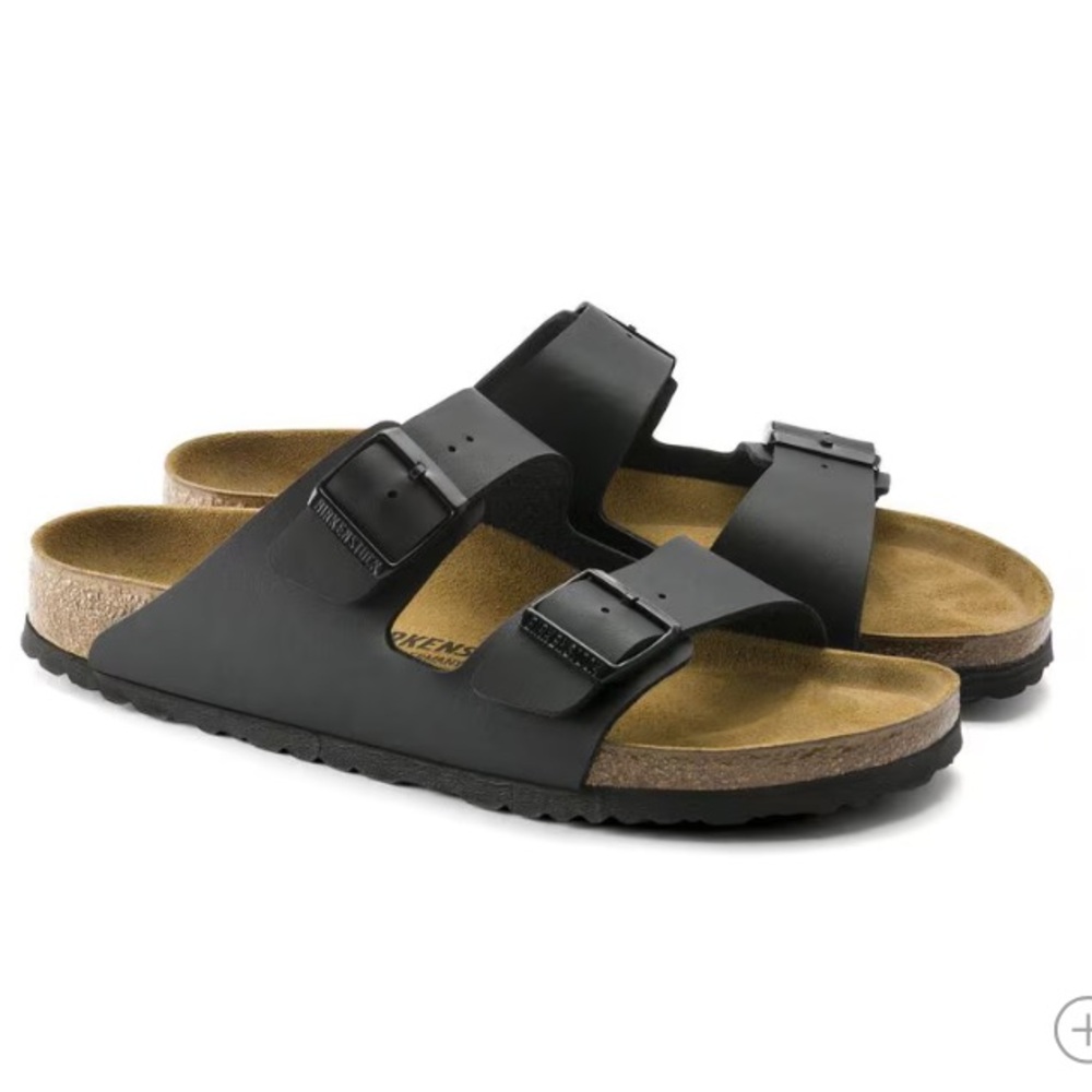 New Birkenstock Arizona Black Sandals
